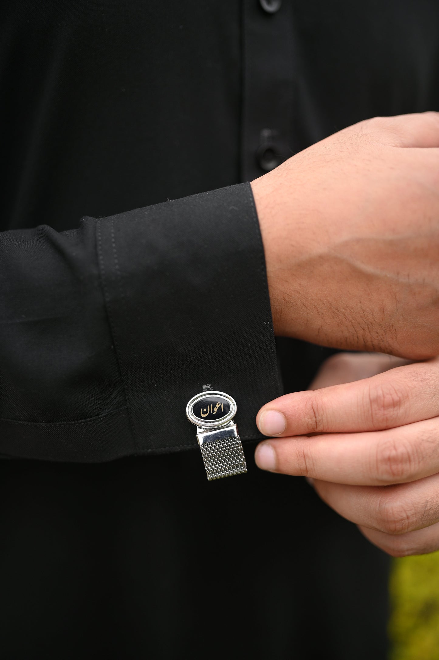 Silver Eid Cufflinks