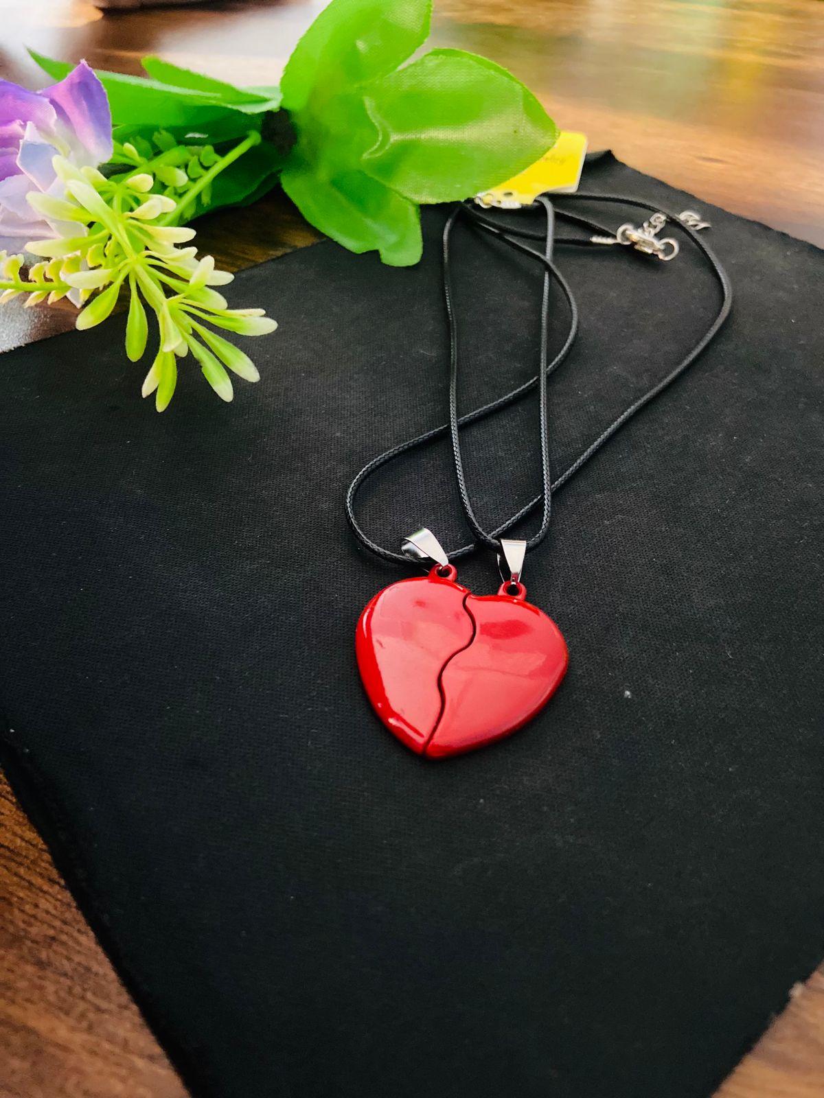 Broken Heart Couple Locket