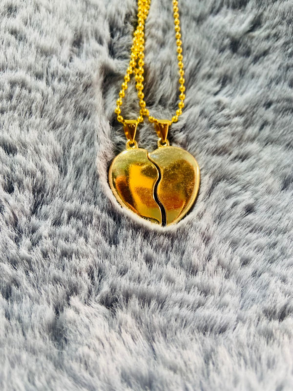 Broken Heart Couple Locket